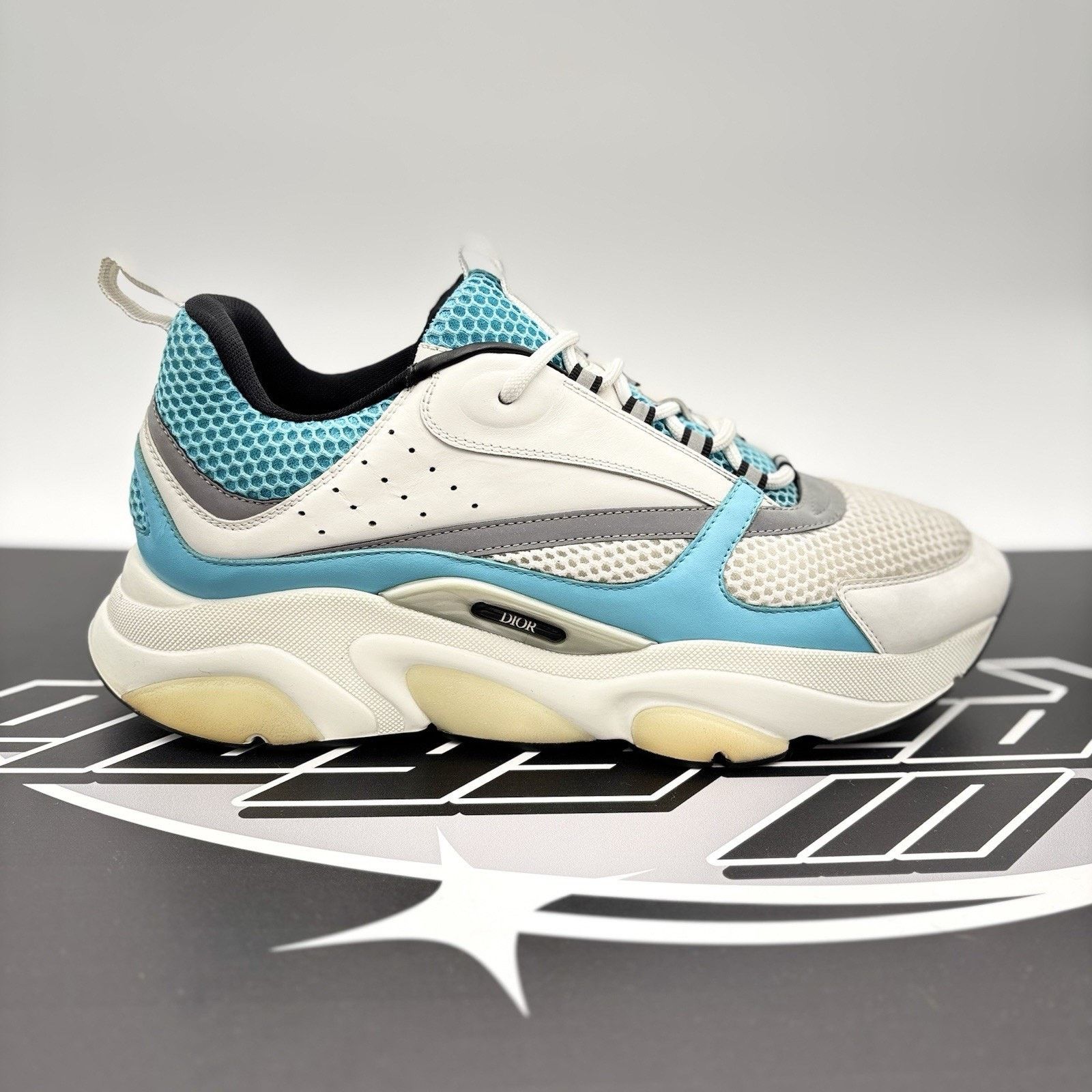 Dior Dior B22 ‘ White Blue ’ | GREAT CONDITION! Size US 12 / EU 45 - 2 Thumbnail