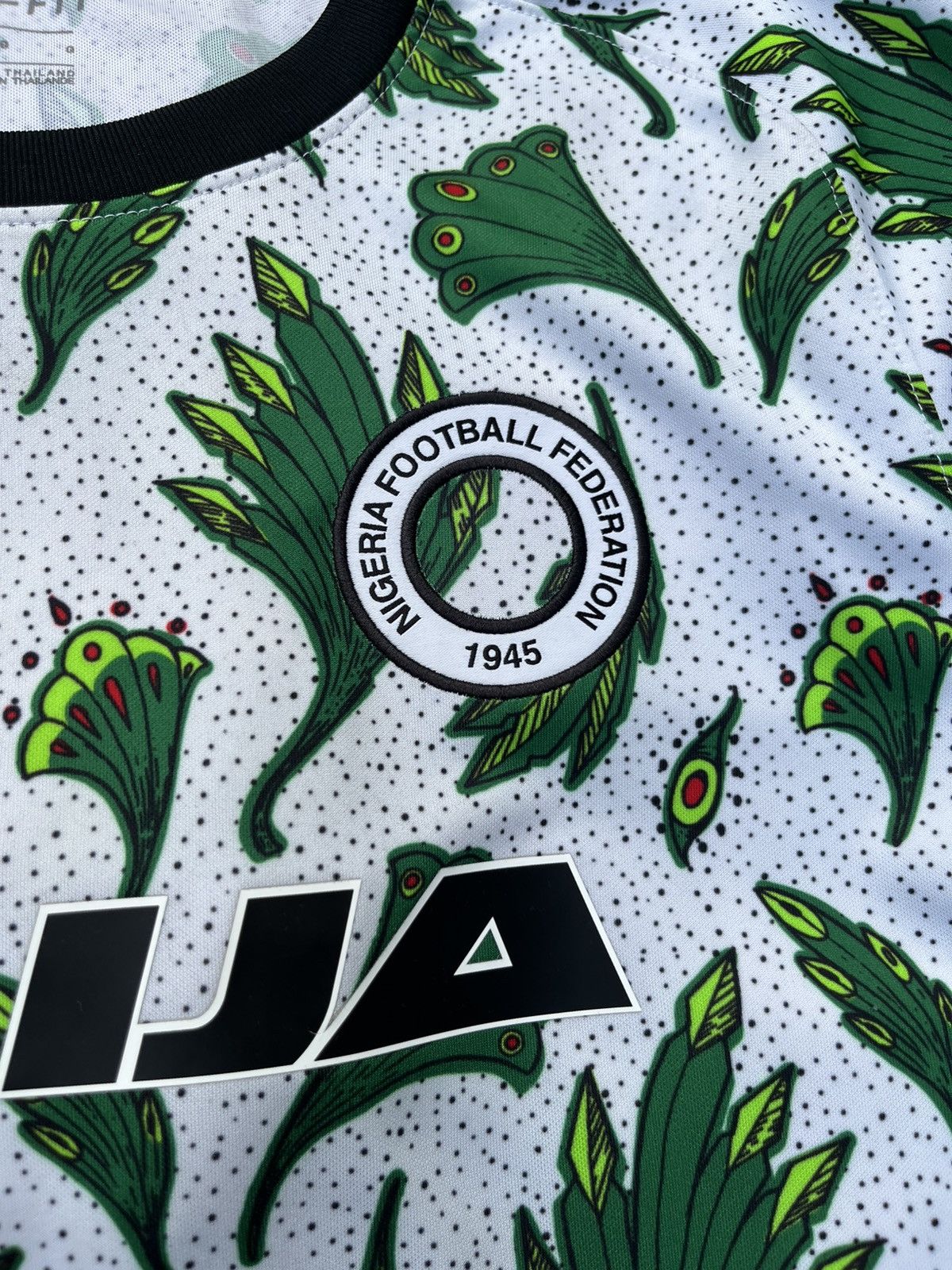 Nike Nike pre match Nigeria national team 2020 patterned jersey Size US L / EU 52-54 / 3 - 9 Thumbnail