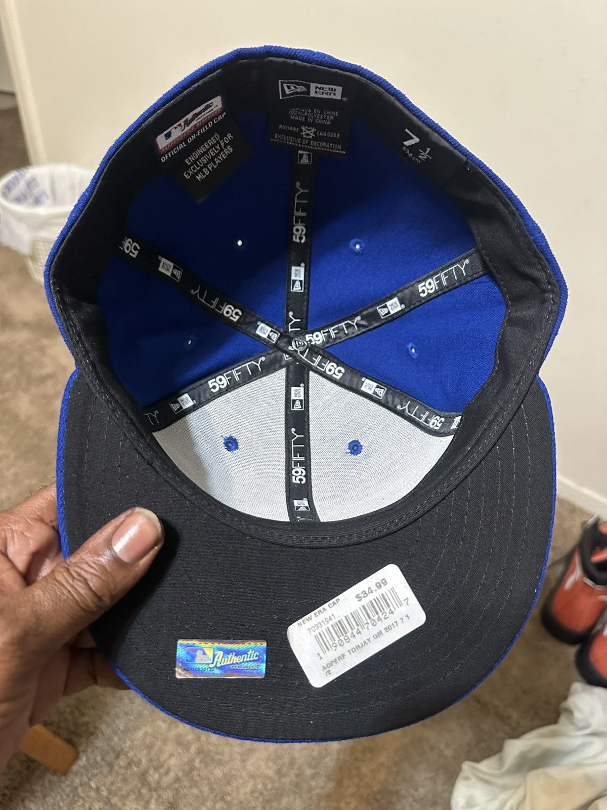 MLB × New Era × Vintage Vintage MLB Toronto Blue Jays 2017 hat size 7 1/2 Size ONE SIZE - 8 Thumbnail