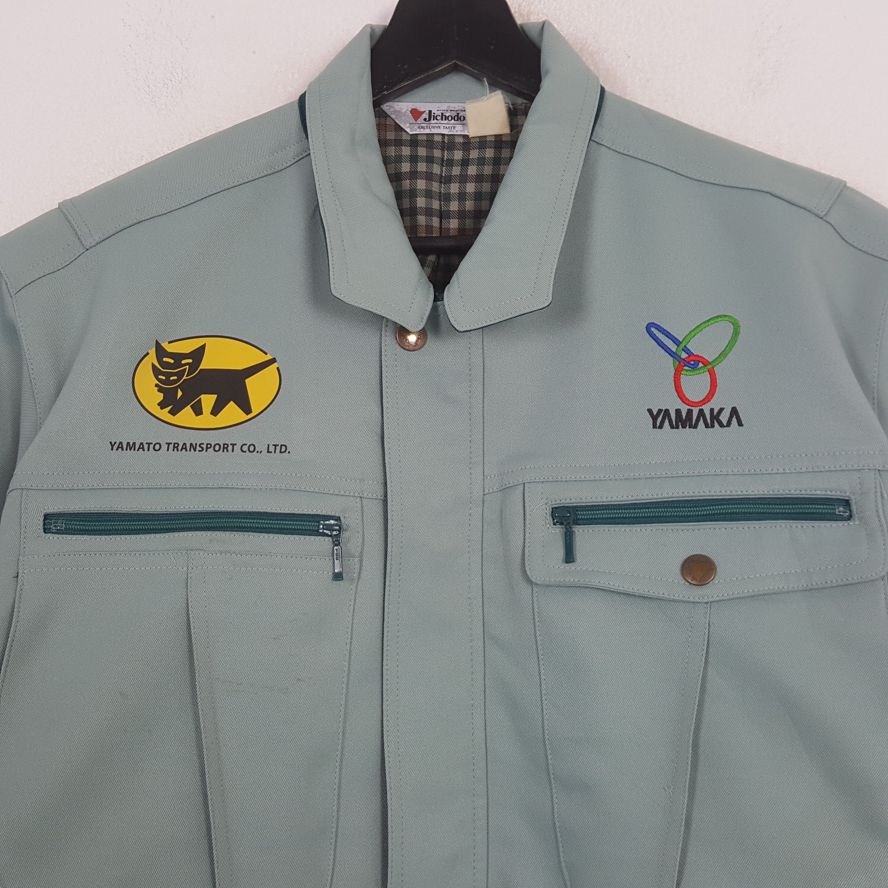 Vintage YAMATO TRANSPORT Japanese Workwear Custom Jacket C291N17 Size US M / EU 48-50 / 2 - 4 Thumbnail