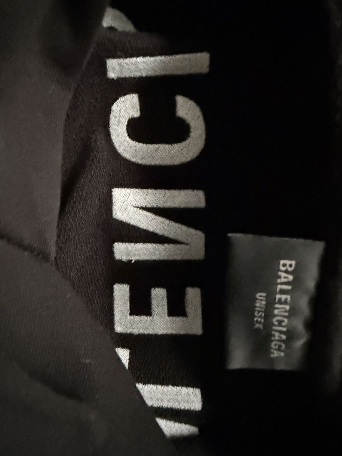 Balenciaga Plain Logo Hoodie