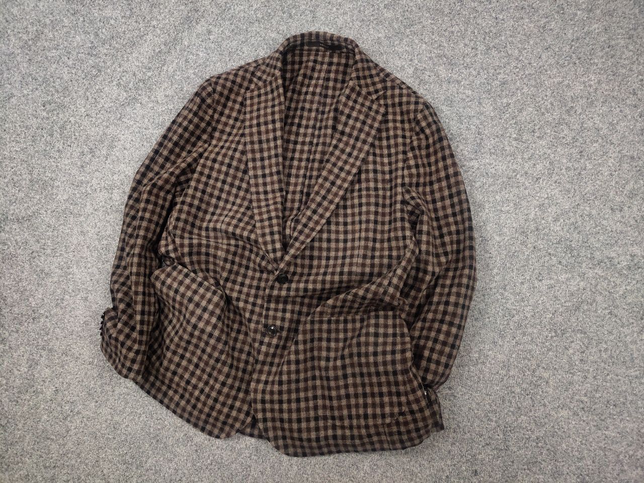 Windsor Smith Windsor Italy Design wool cashmere Brown Blazer jacket Size US L / EU 52-54 / 3 - 3 Thumbnail