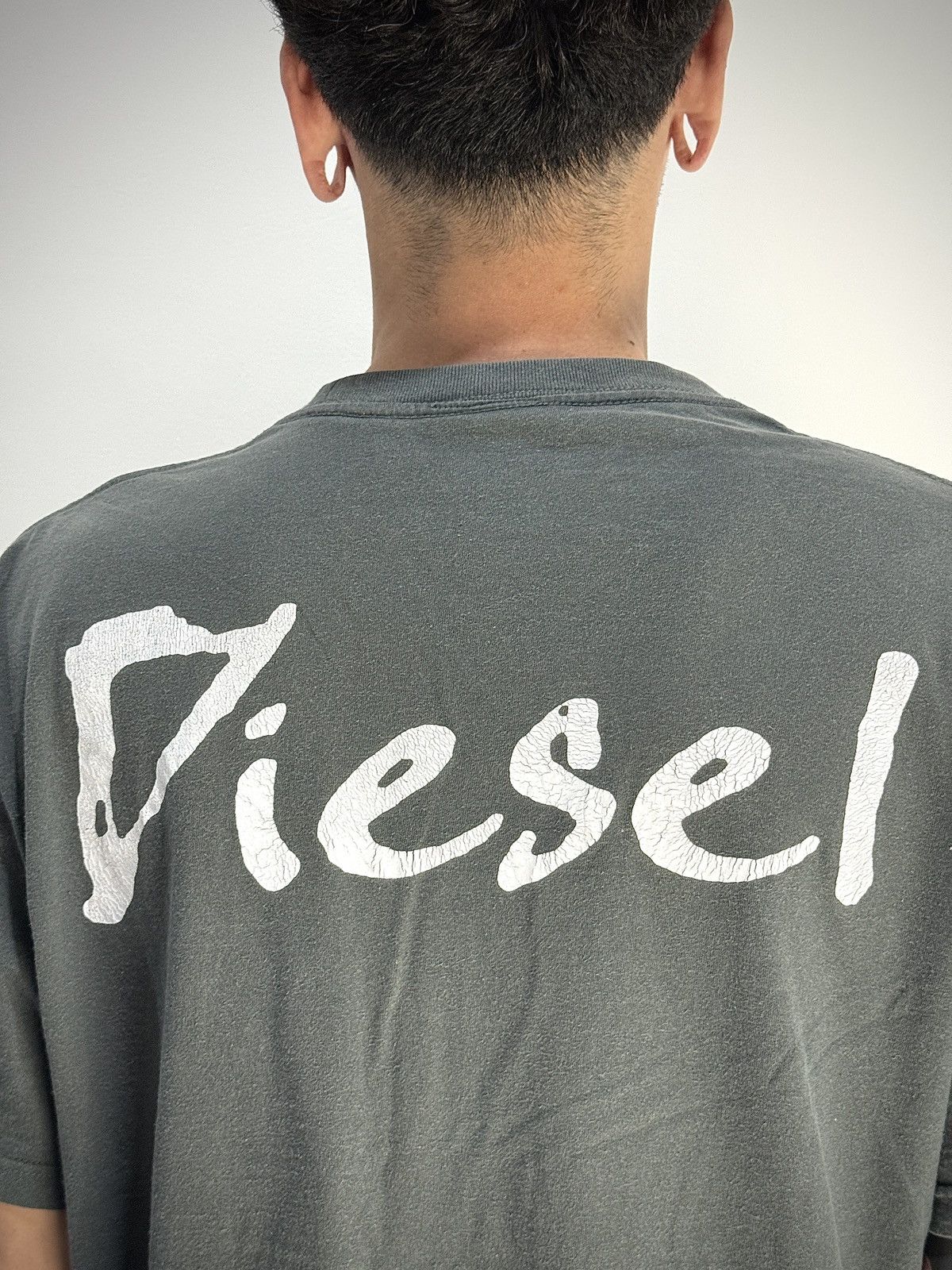 Diesel Vintage Diesel Og Double Side Logo Tshirt Size US XL / EU 56 / 4 - 4 Thumbnail