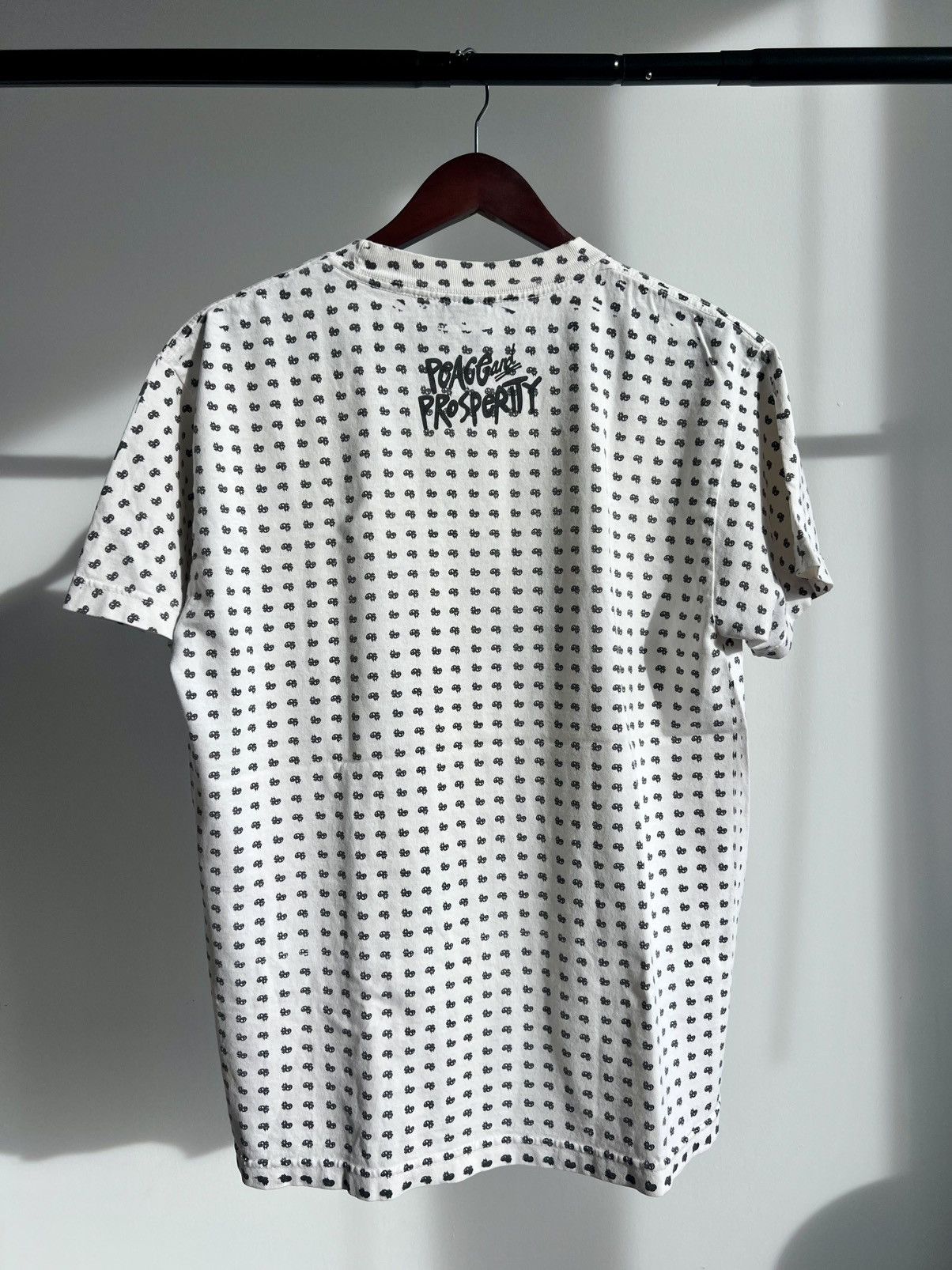 Stussy Vintage 2000s Stussy Peace & Prosperity T Shirt Size US M / EU 48-50 / 2 - 2 Thumbnail