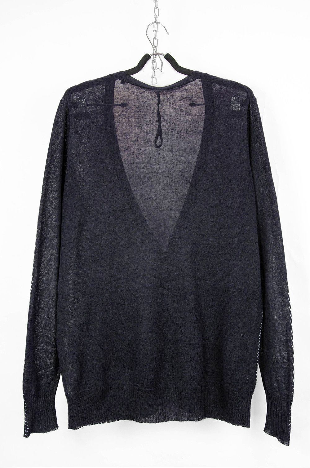 Diesel Black Gold Diesel Black Gold Stripe Linen Cardigan – L Size US L / EU 52-54 / 3 - 2 Thumbnail