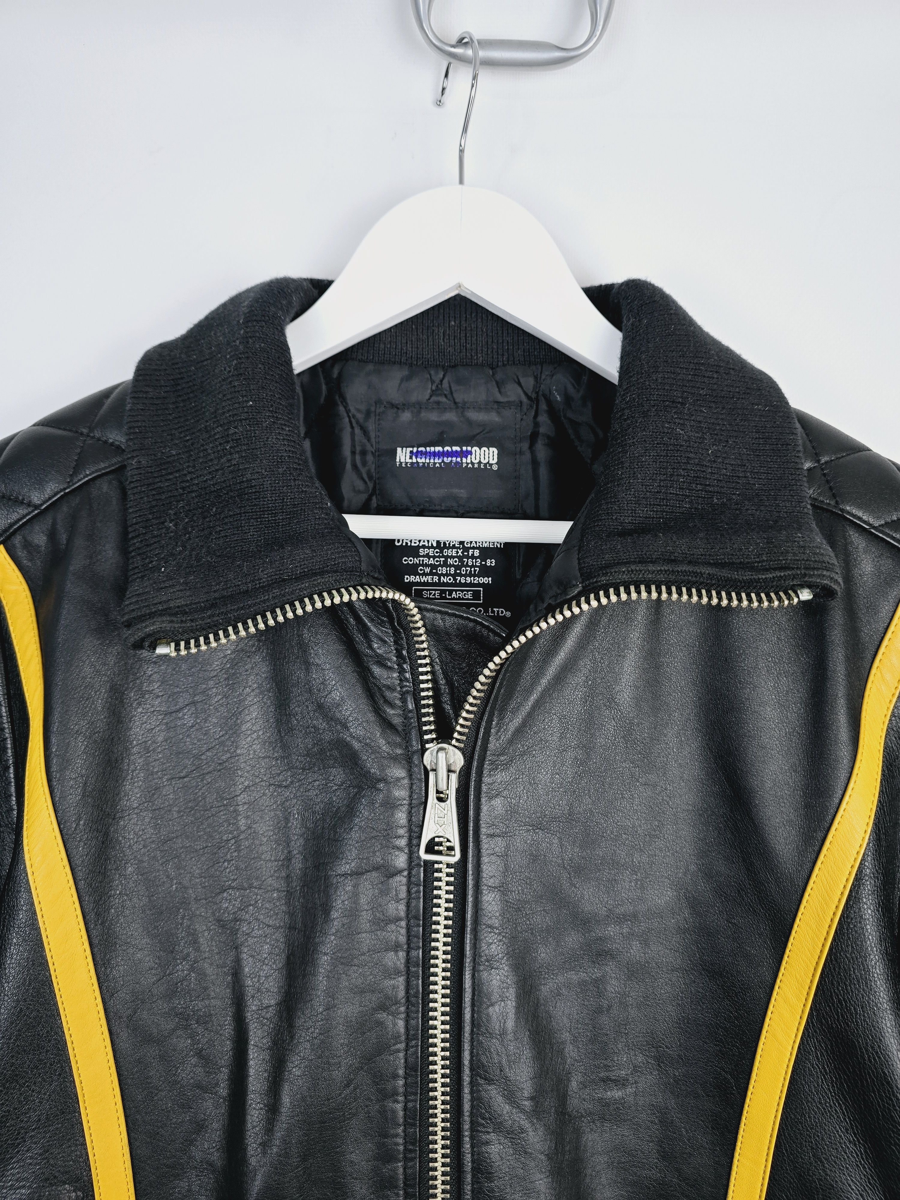 Neighborhood NEIGHBORHOOD Technical Leather Jacket Size US L / EU 52-54 / 3 - 9 Thumbnail