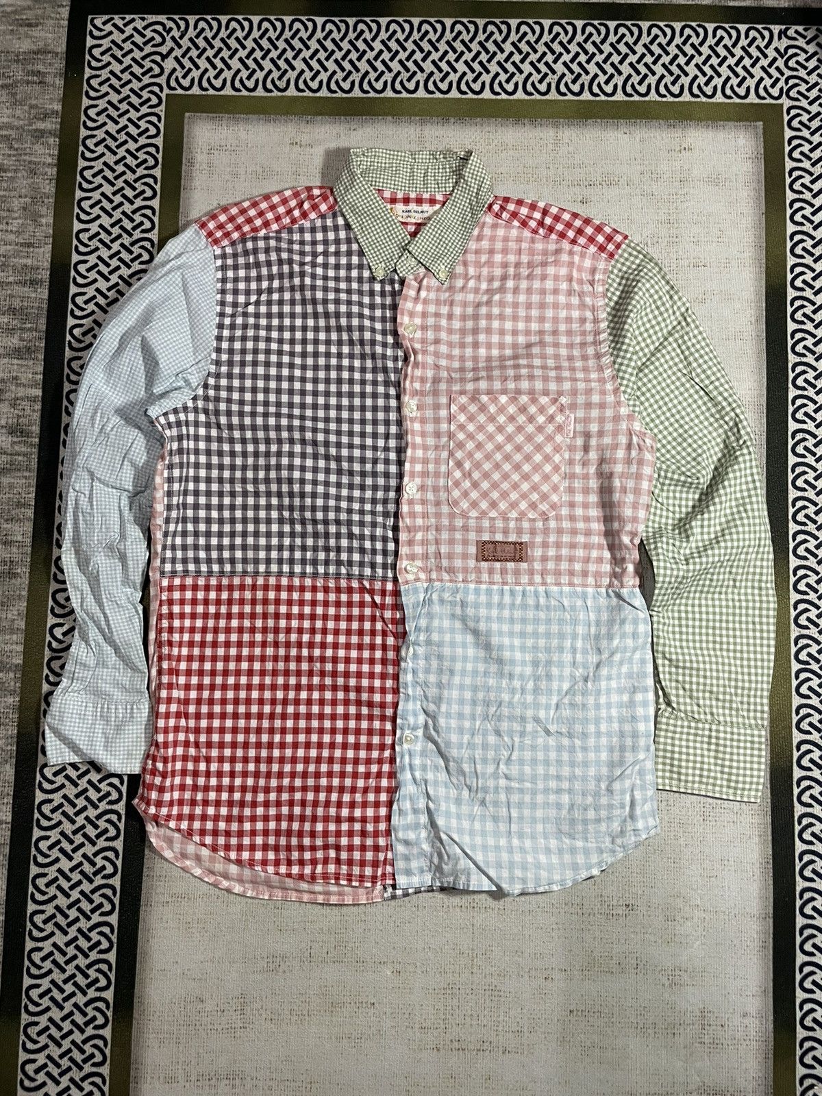 Japanese Brand × Karl Helmut KARL HELMUT COLORFUL LONG SLEEVE SHIRT Size US L / EU 52-54 / 3 - 1 Thumbnail