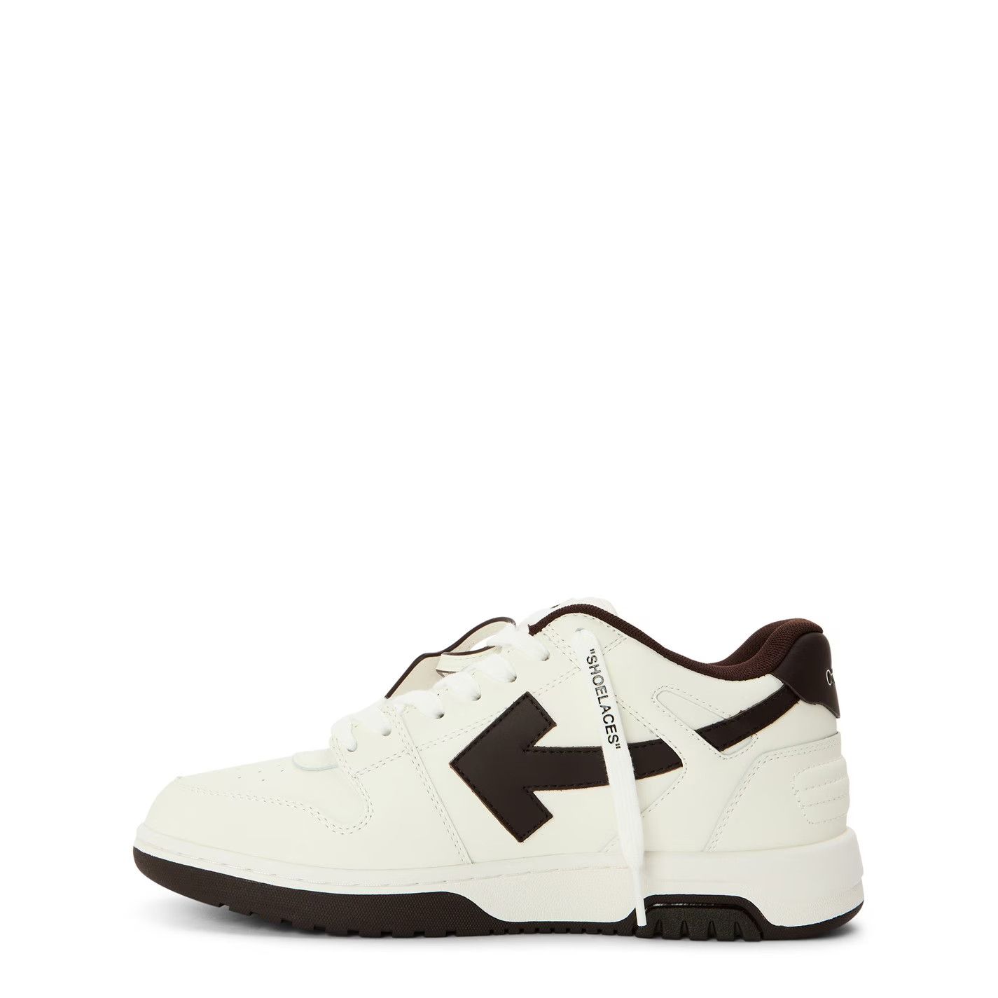 Off-White o1g2r1mq0226 Outofoffice Low-Top Trainers in White/Brown Size US 6 / EU 39 - 2 Thumbnail