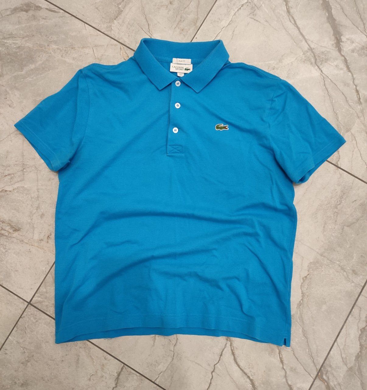 Lacoste Lacoste Sport slim fit blue Short Sleeve Polo Shirt L size Size US L / EU 52-54 / 3 - 1 Thumbnail
