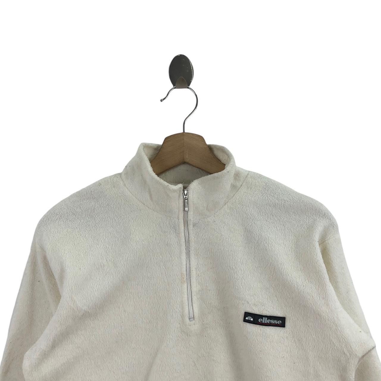 Ellesse Vintage ELLESE PERUGIA ITALIA x GOLDWIND White Fleece Jacket Size S / US 4 / IT 40 - 3 Thumbnail