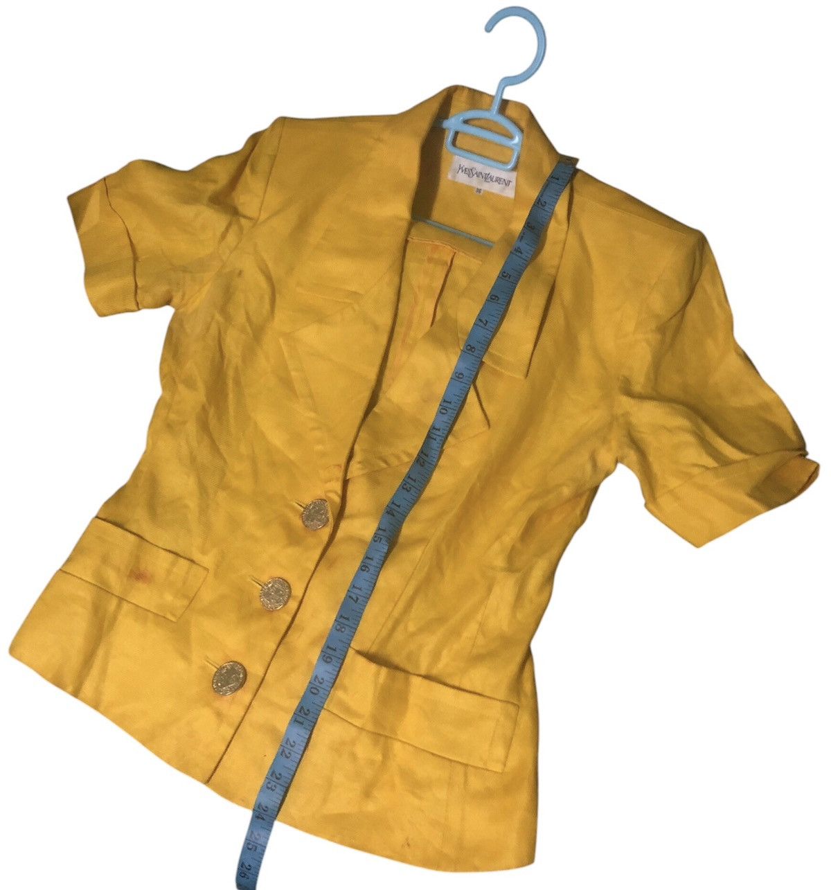 Yves Saint Laurent VINTAGE YVES SAINT LAURENT BLAZER JACKET Size S / US 4 / IT 40 - 17 Thumbnail