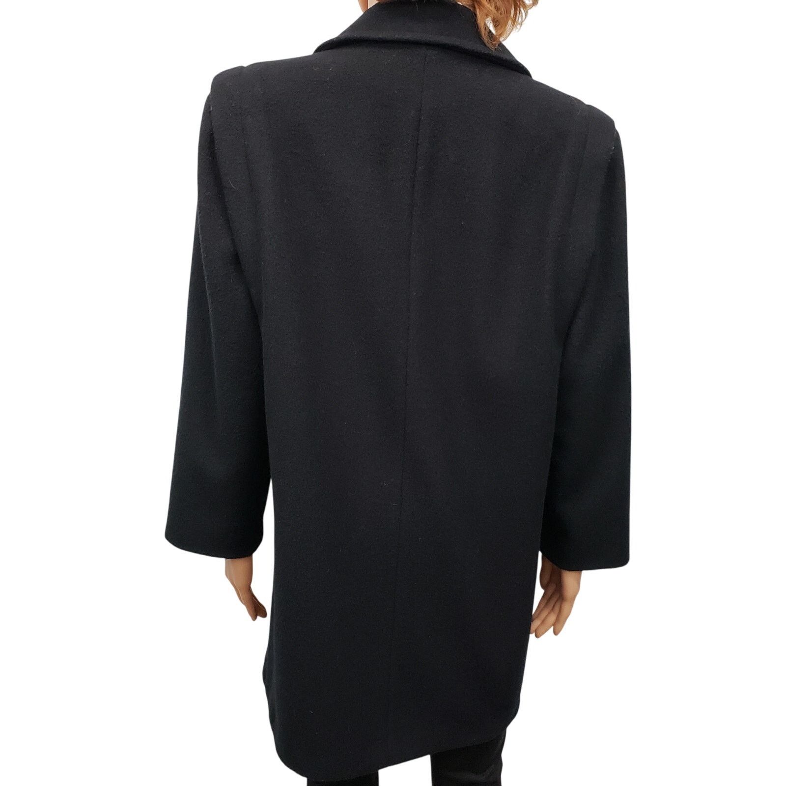 Vintage Union Made USA J&H Fashions Double Breasted Wool Pea Coat 14 Size L / US 10 / IT 46 - 8 Thumbnail