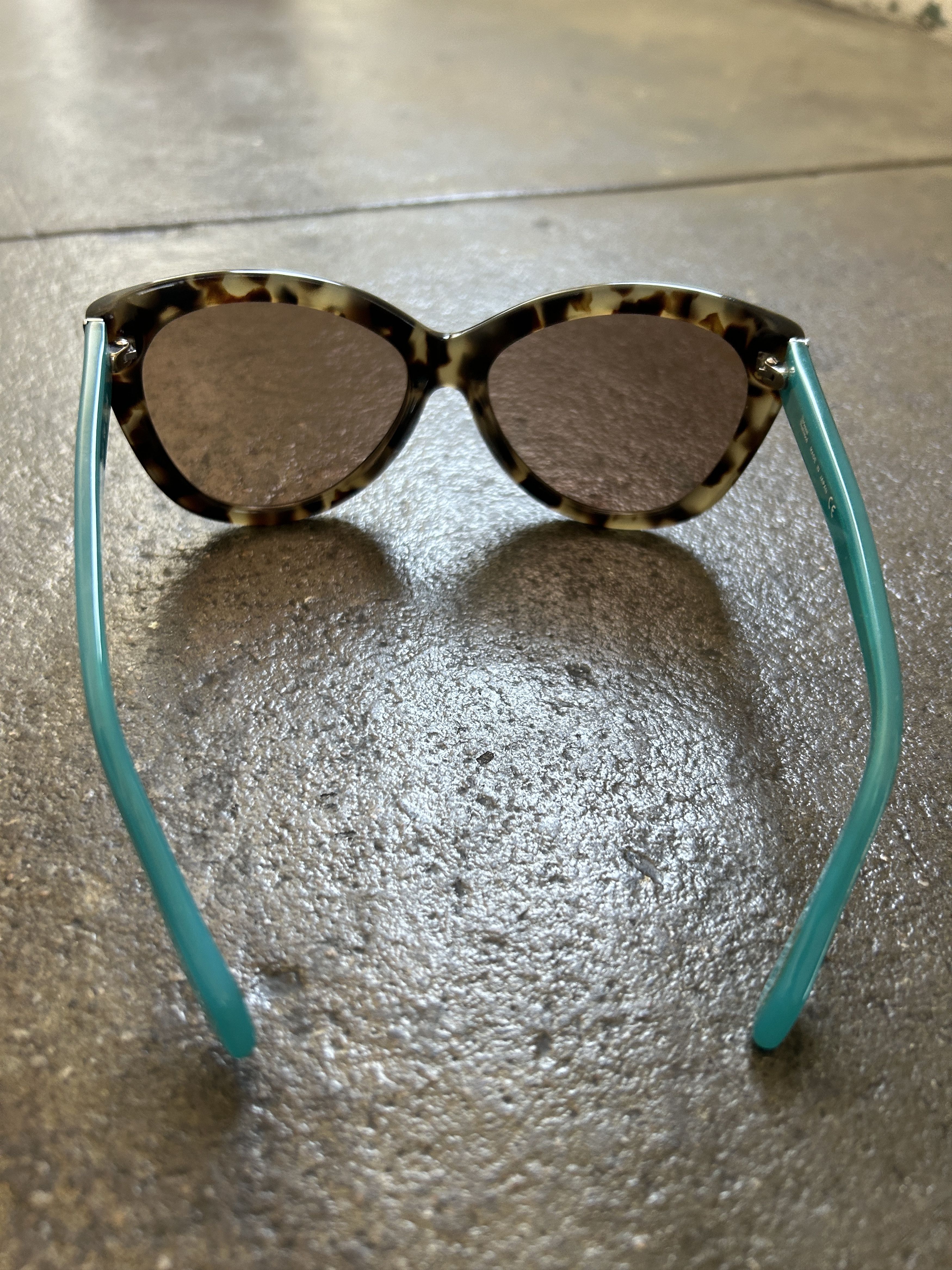 Vivienne Westwood Cat Eye Anglomania Teal and Tortoise Sunglasses Size ONE SIZE - 10 Thumbnail