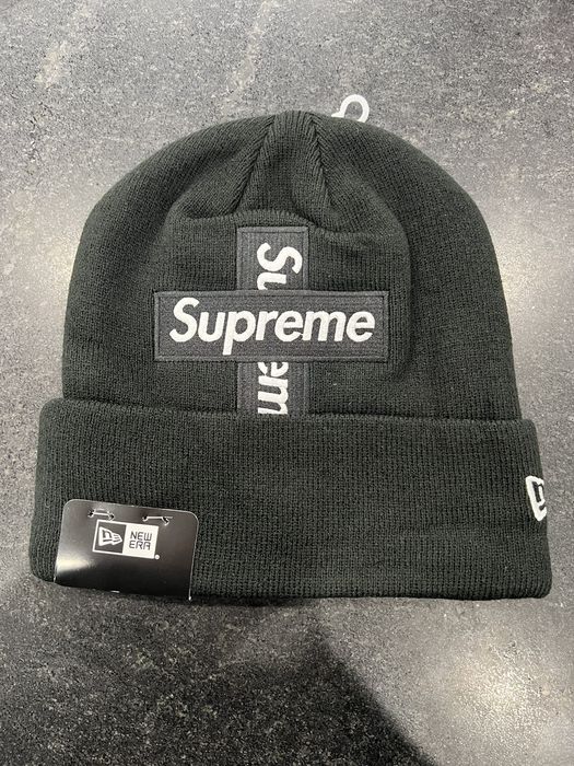 Supreme SUPREME “CROSS BOX LOGO” BEANIE - FW20 (BLACK) | Grailed