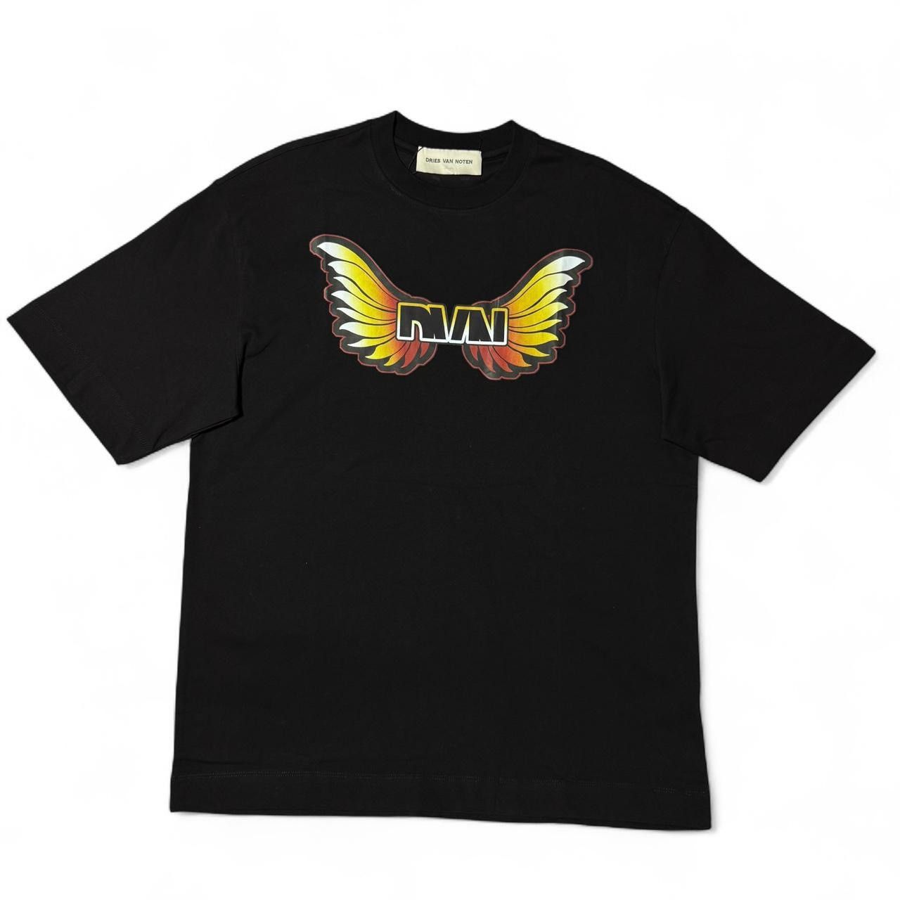 Dries Van Noten Dries Van Noten black cotton-jersey T-shirt size L Size US L / EU 52-54 / 3 - 1 Thumbnail