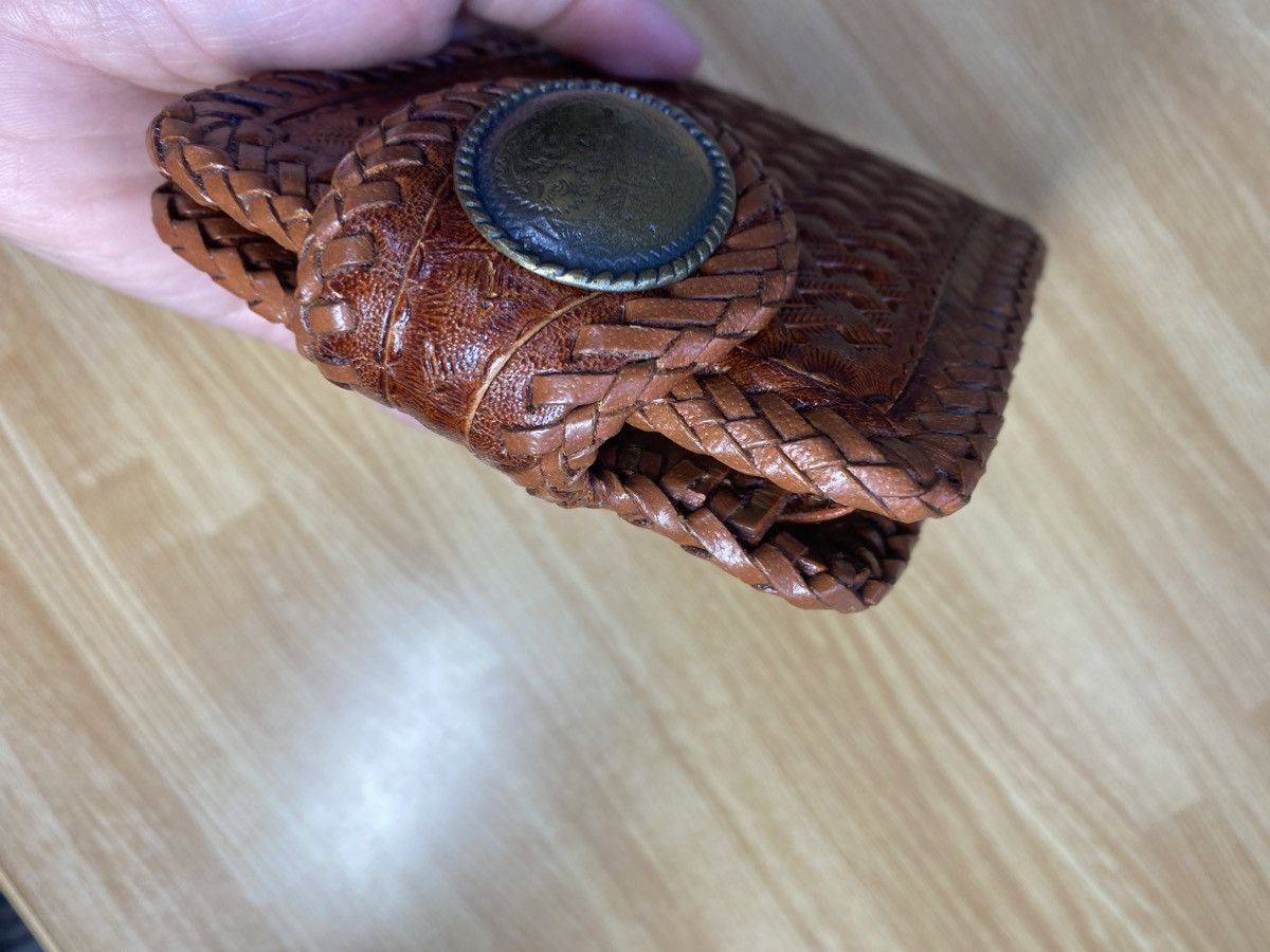 Japanese Brand × Leather × Vintage Leather Bifold Wallet Vintage Look Size ONE SIZE - 10 Thumbnail