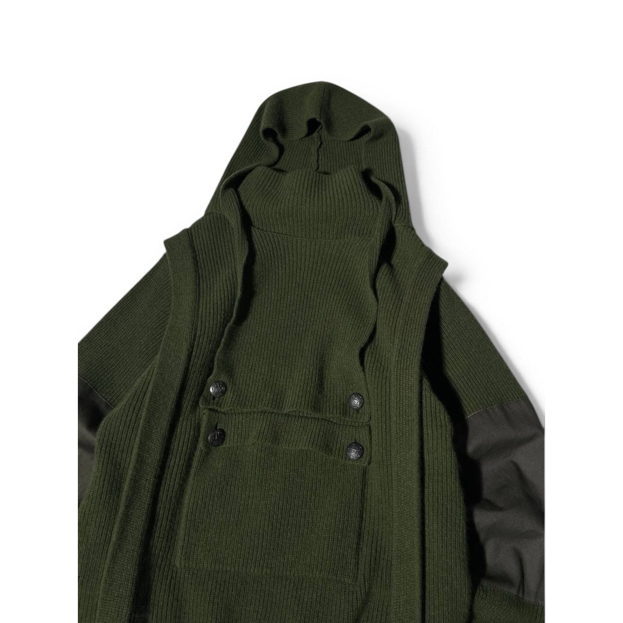 Stella McCartney Stella McCartney Runway Hooded Wool Sweater – FW2019 Size US M / EU 48-50 / 2 - 6 Thumbnail