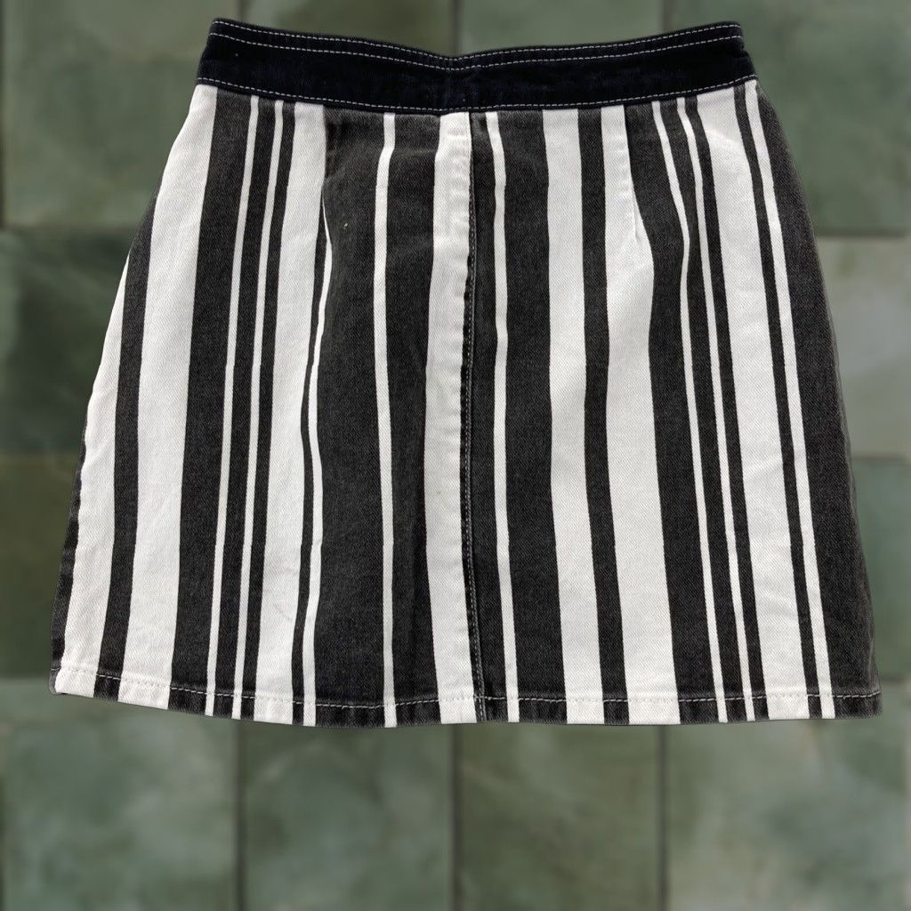 Bdg Urban Outfitters BDG Women's Skirt Black White XS Extra Large Size 26" / US 2 / IT 38 - 1 Thumbnail