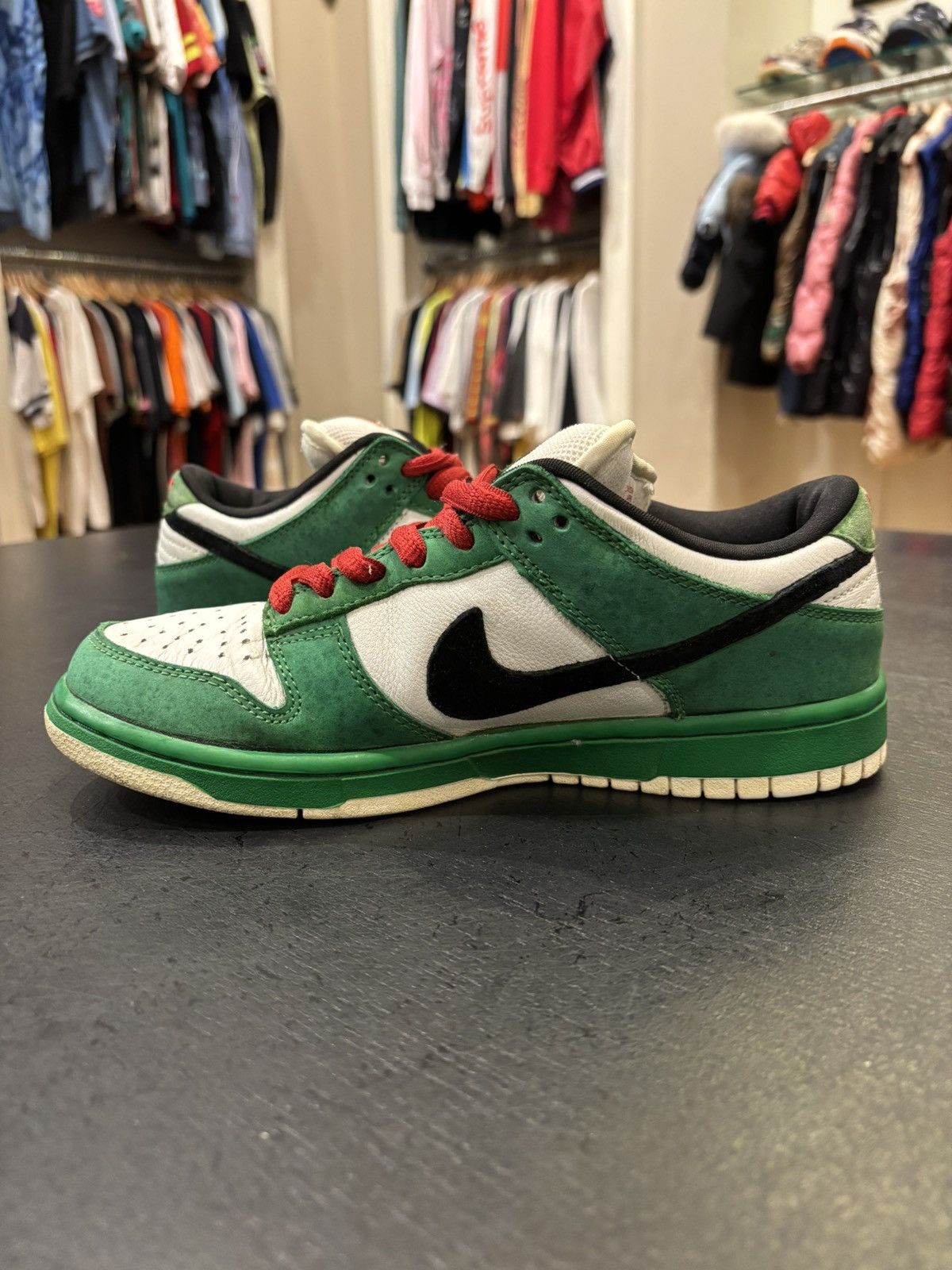 Nike Nike Dunk SB Low ‘Heineken’ Size US 7 / EU 40 - 3 Thumbnail
