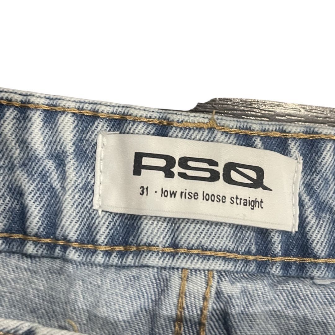 Rsq Low Rise Loose Straight Leg Jeans 31 Streetwear Y2K Cotton Size 31" - 5 Thumbnail