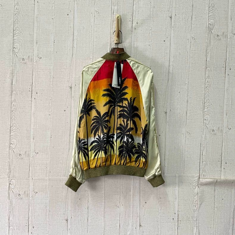 Saint Laurent Paris Saint Laurent Palm Baseball Jacket for Men-2505 Size US M / EU 48-50 / 2 - 2 Thumbnail