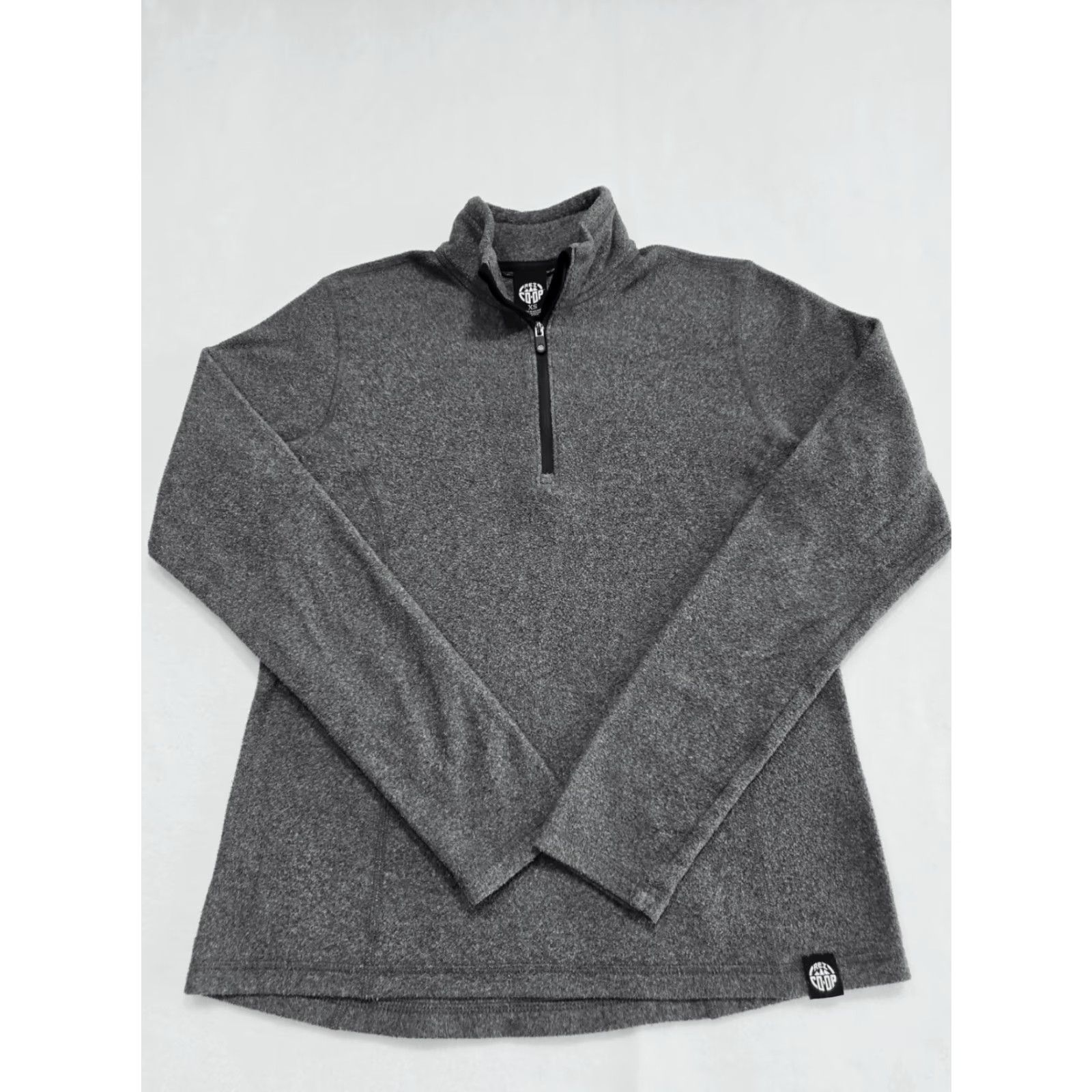 Vintage REI Co-op Sweatshirt Womens XS Gray Fleece Pullover 1/4 Zip Outdoor Activewear Hiking Running & Jogging Walking Mens Womens Girls Boys Size XS / US 0-2 / IT 36-38 - 2 Thumbnail