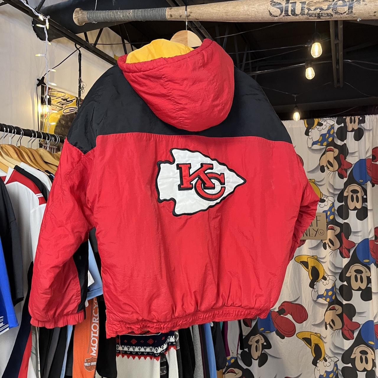 Starter Vintage Kansas City Chiefs Starter Pullover Puffer Size US M / EU 48-50 / 2 - 2 Thumbnail