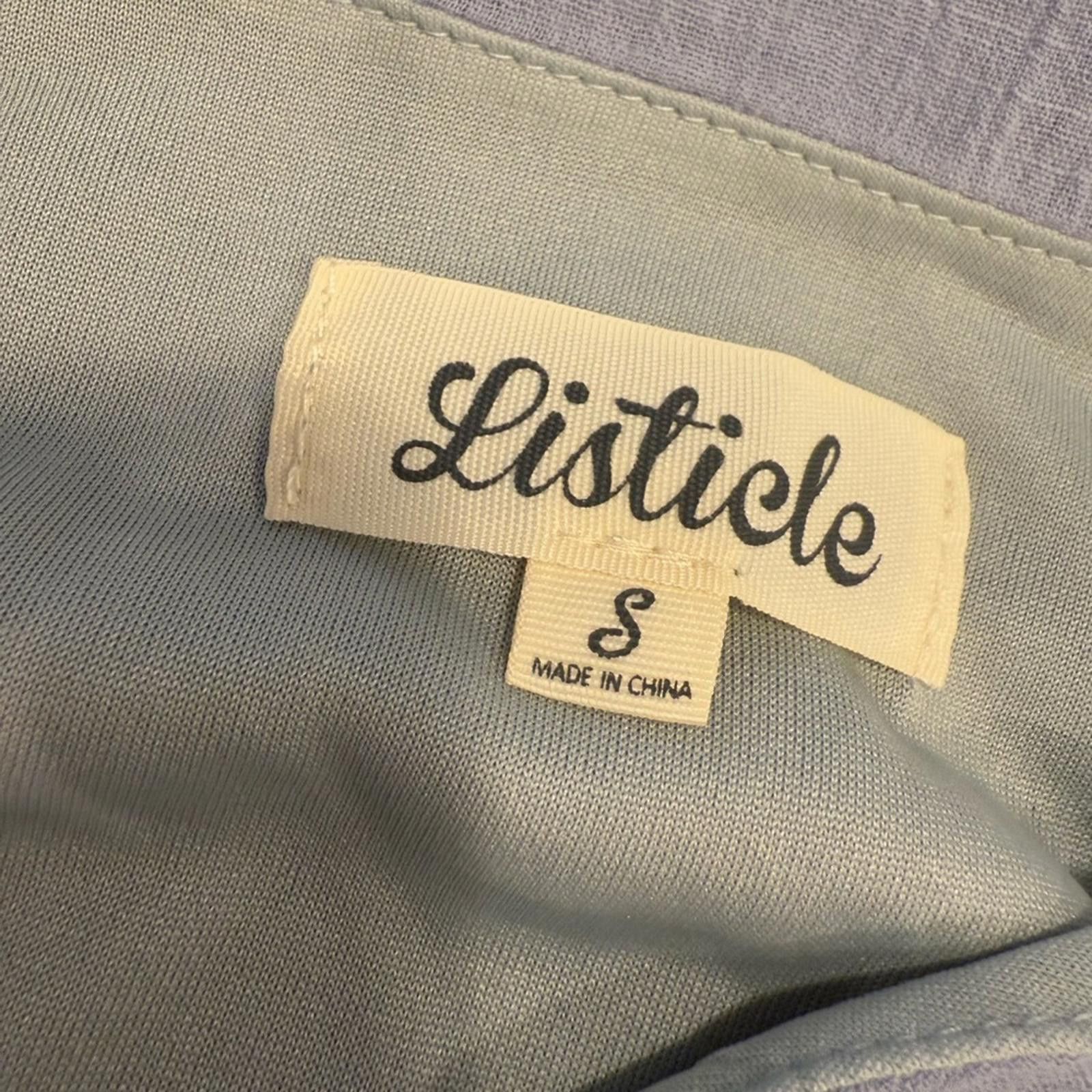 Other Listicle light blue mini dress with gray undertones SZ SM Size S / US 4 / IT 40 - 6 Thumbnail
