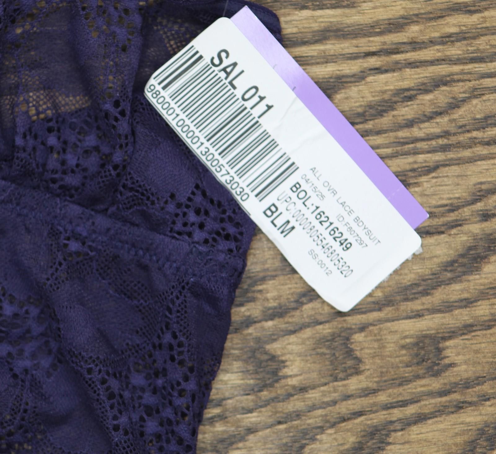 Other Nwt Hanky Panky Storm Bodysuit Summer Rain Purple Blue M Size 32" / US 10 / IT 46 - 3 Thumbnail