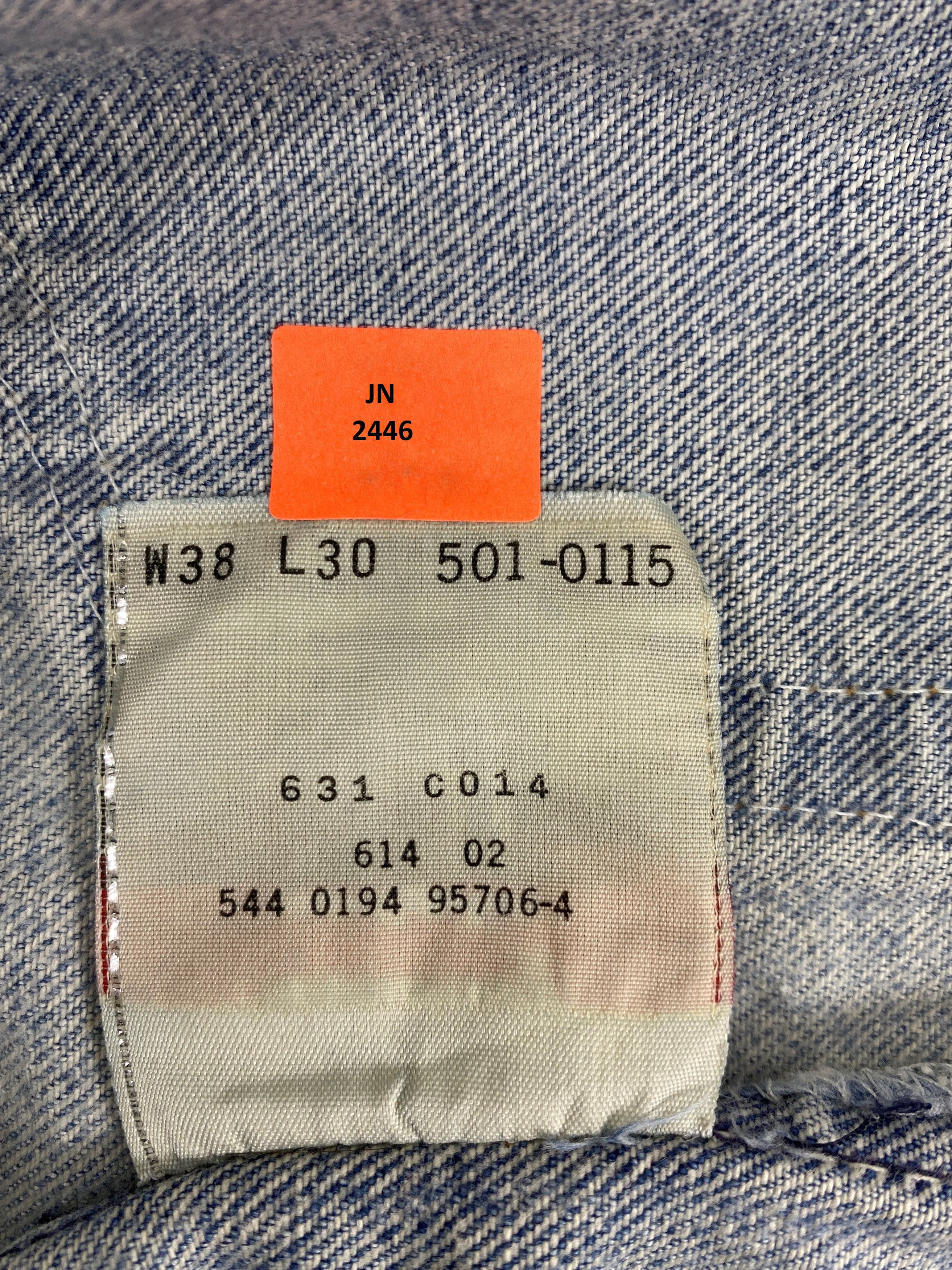 Levi's 90's Light Wash Vintage Levi's 501 USA 36x29.5 Denim -JN2446 Size US 36 / EU 52 - 9 Thumbnail