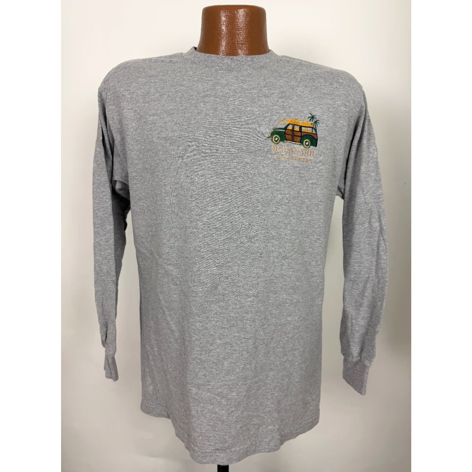 Vintage Oceanside California Shirt Medium Embroidered Surf Beach Travel Woody Wagon Car Size US M / EU 48-50 / 2 - 3 Thumbnail
