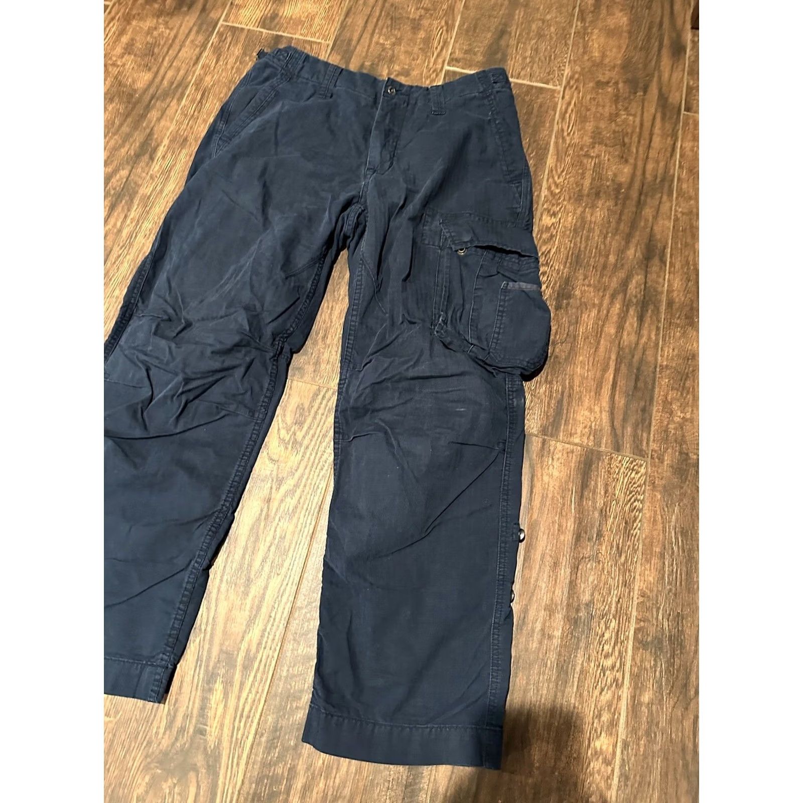 Vintage VINTAGE Polo Pants Mens 32 Blue Ralph Lauren Multi Pocket Cargo Size 32x29 Size US XS / EU 42 / 0 - 2 Thumbnail