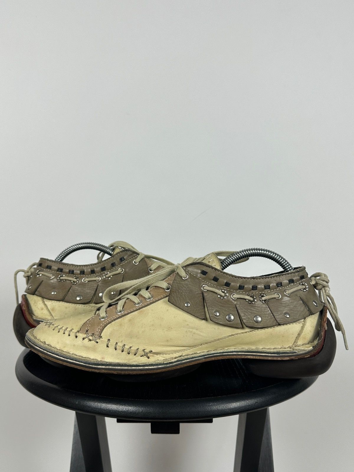 Marithe + Francois Girbaud Vintage Marithé + François Girbaud Leather Moccasin Shoes Size US 7 / EU 40 - 8 Thumbnail