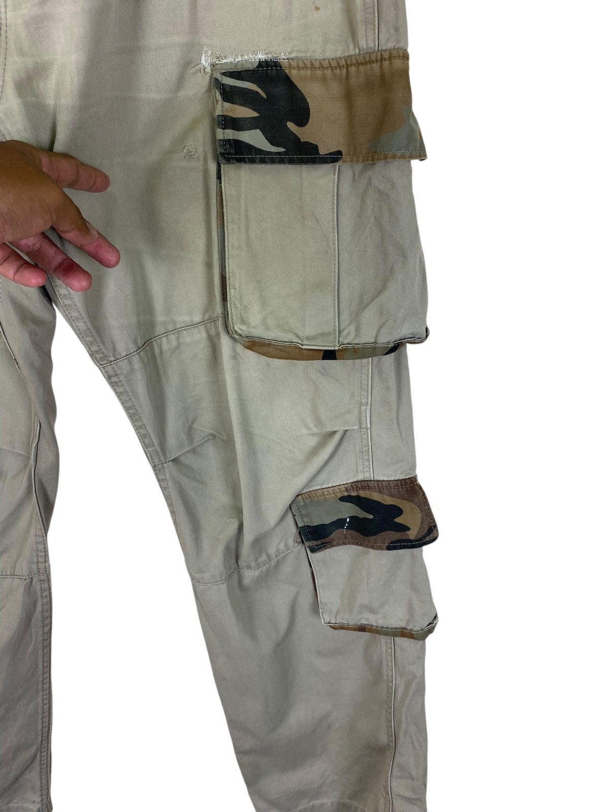 Japanese Brand Oversize Japanese Brand Multi Pocket Camo Cargo Pants Size US 40 / EU 56 - 4 Thumbnail