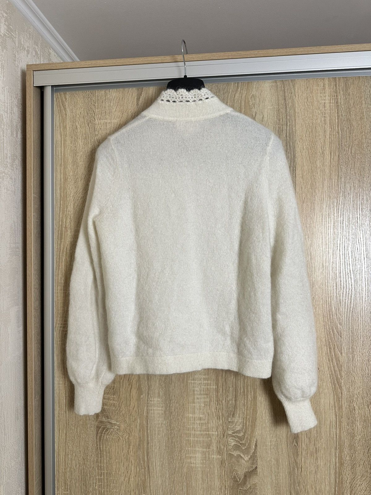 Sezane 🔥 La Maille Sezane Mohair Wool Cardigan Sweater Jacket Size S / US 4 / IT 40 - 3 Thumbnail