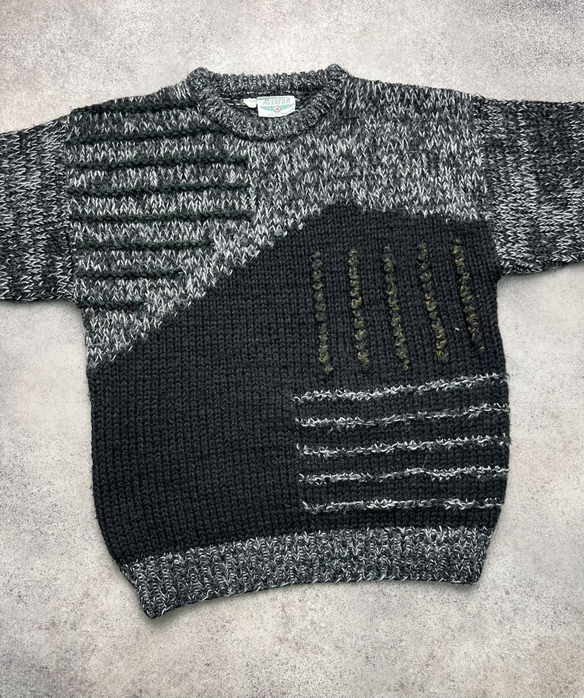 Vintage Aviator flying knit sweater Size US M / EU 48-50 / 2 - 4 Thumbnail