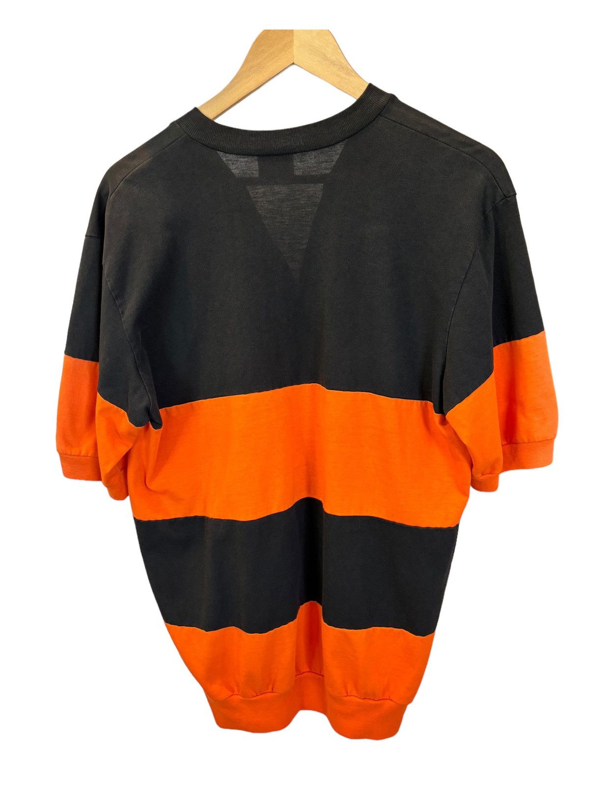 Nutmeg Vintage 90’s Nutmeg Mills Oklahoma State Striped Shirt Size US XL / EU 56 / 4 - 4 Thumbnail