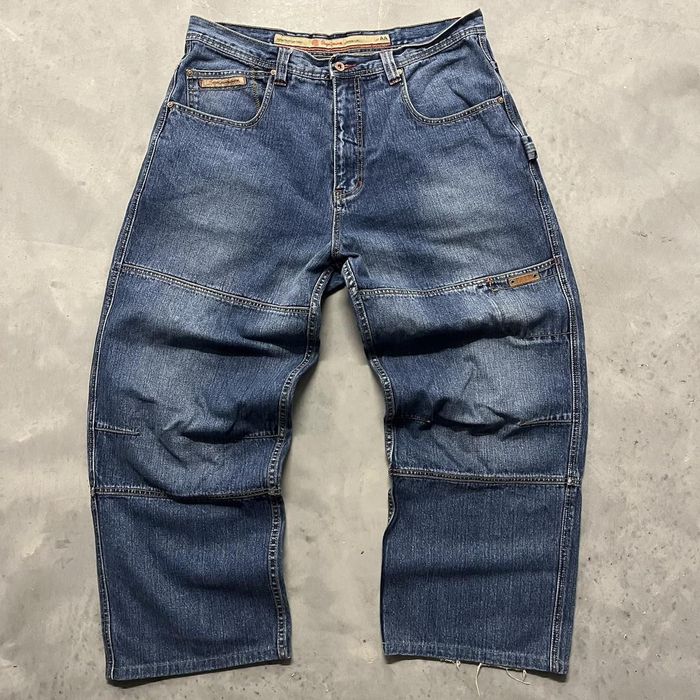 Icon Denim Debby Wide Leg Jeans in Indigo Undone