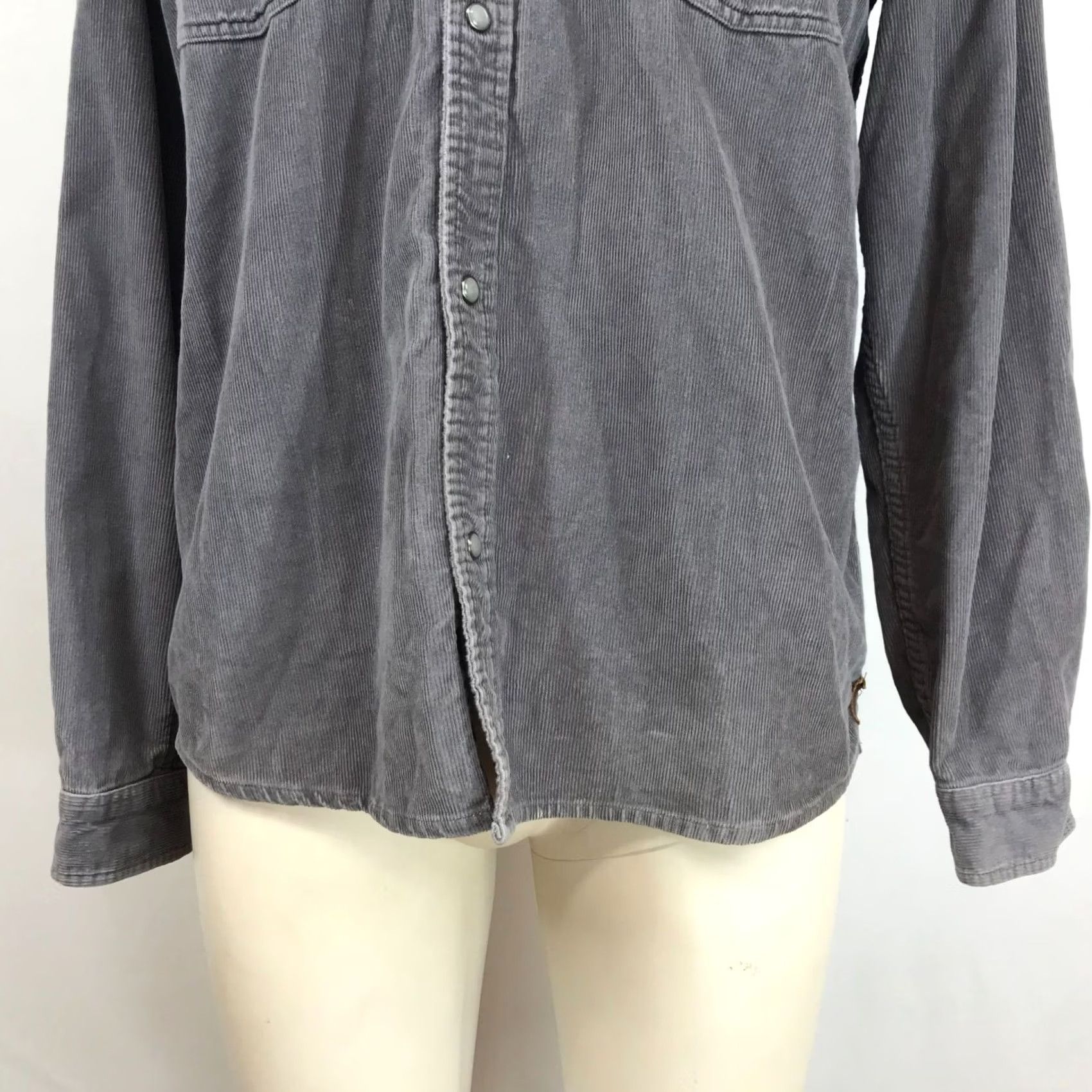 Quiksilver VINTAGE QUICKSILVER Shirt Mens Medium Gray Western BOARD SNAP FRONT Y2K Size US M / EU 48-50 / 2 - 3 Thumbnail