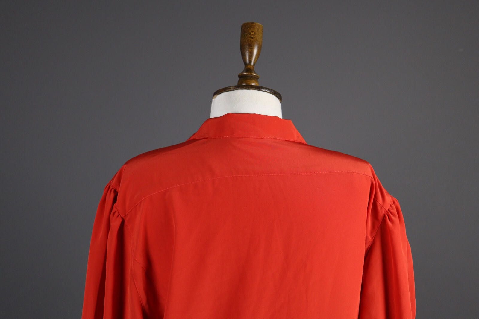 Escada Escada Vintage Red Designer Party Shirt Size L Size L / US 10 / IT 46 - 5 Thumbnail