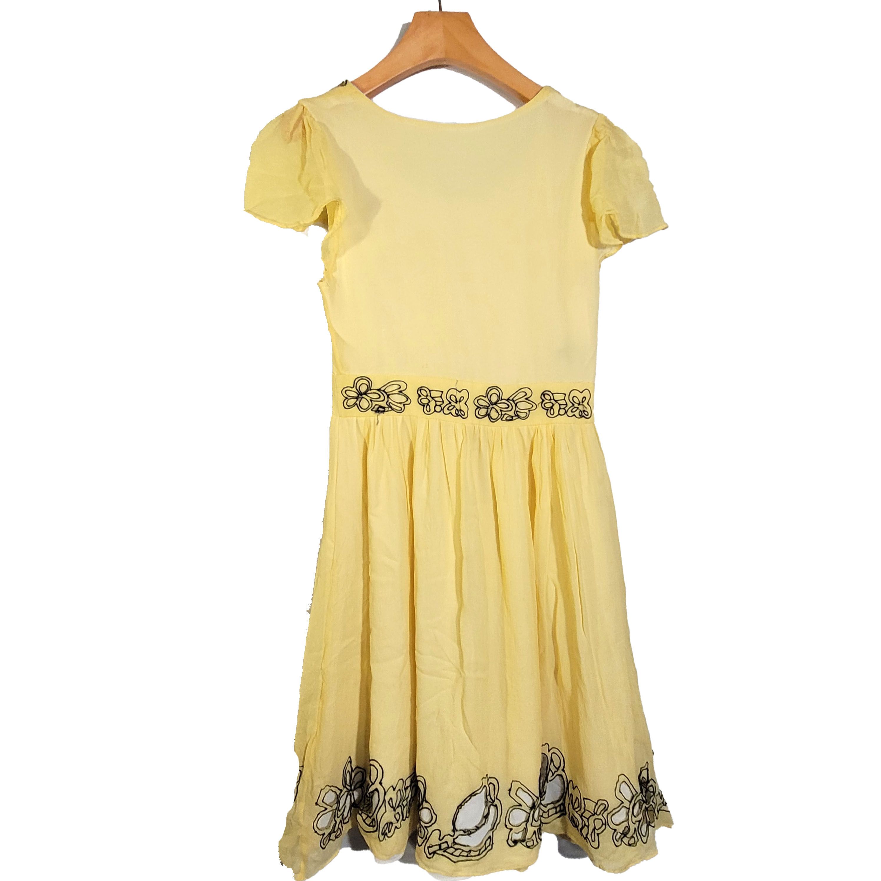 Other Women's Size XXS Silk Short Sleeve Dress SAA514 Size XXS / US 00 / IT 34 - 2 Thumbnail