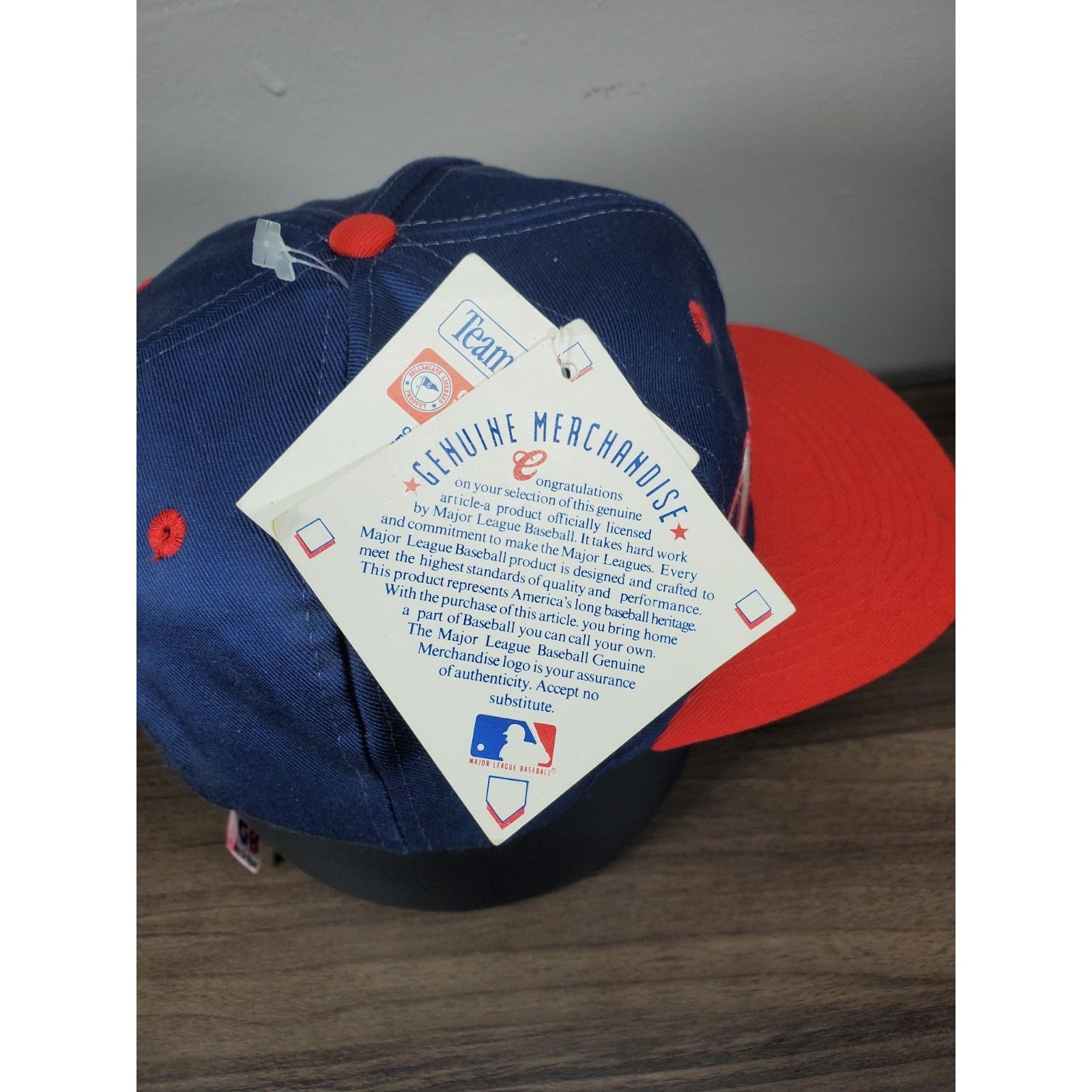 Logo 7 × MLB × Vintage Boston Red Sox Logo 7 Hat Snapback Cap Spellout Wrap Around Size ONE SIZE - 9 Thumbnail
