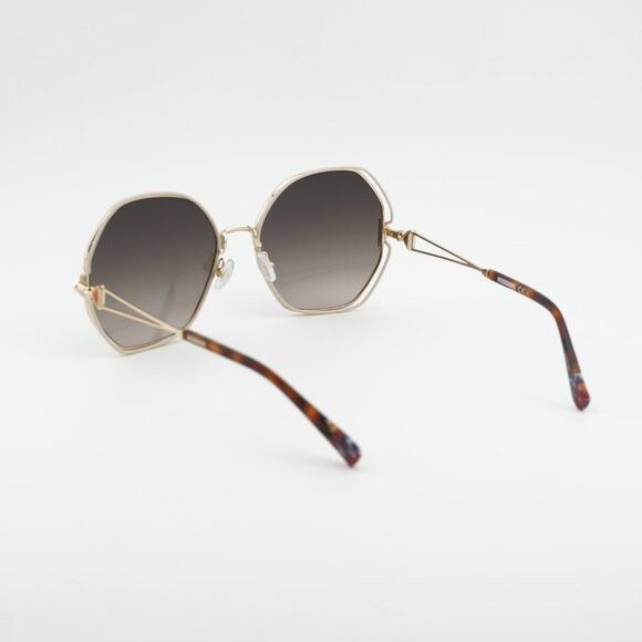 Missoni Missoni MIS 0075/S 0Y3R HA Sunglasses Gold/Ivory Geometric Size ONE SIZE - 6 Thumbnail