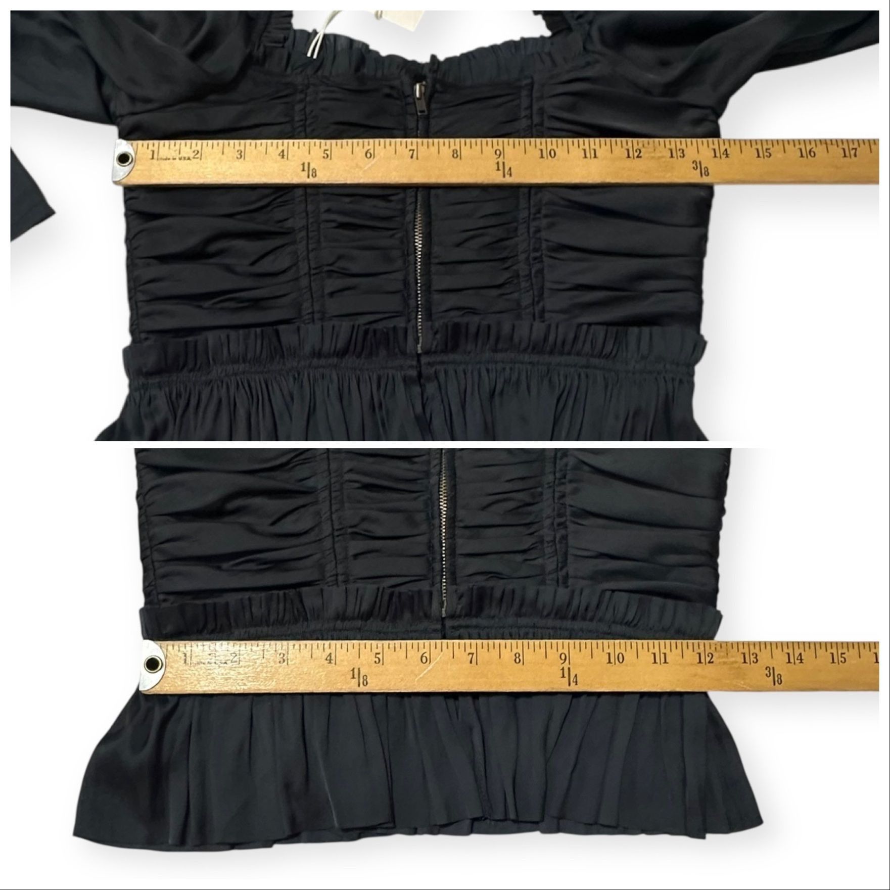 Ulla Johnson Ulla Johnson Mia Blouse in Noir (Black), Size 0, New with ta Size XS / US 0-2 / IT 36-38 - 13 Thumbnail
