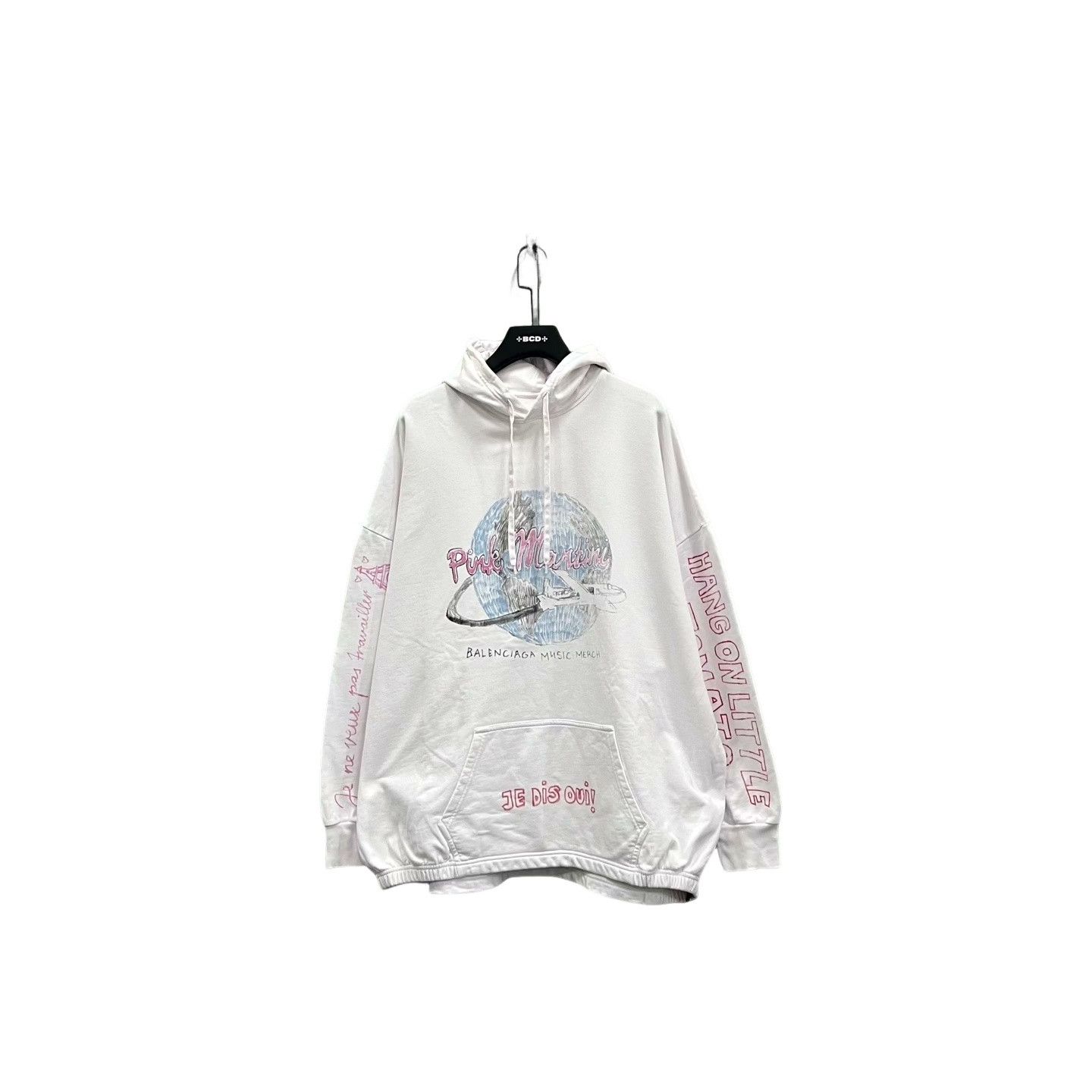 Balenciaga Balenciaga x Pink Martini Graphic Print Hoodie Size 3 Size US L / EU 52-54 / 3 - 1 Thumbnail