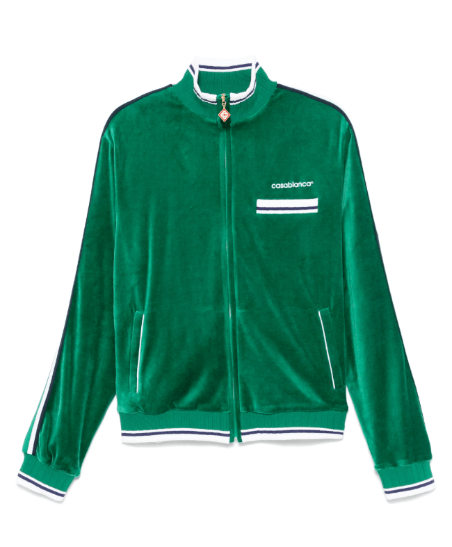 Casablanca BNWT AW24 CASABLANCA VELOUR TRACK JACKET S Size US S / EU 44-46 / 1 - 10 Thumbnail