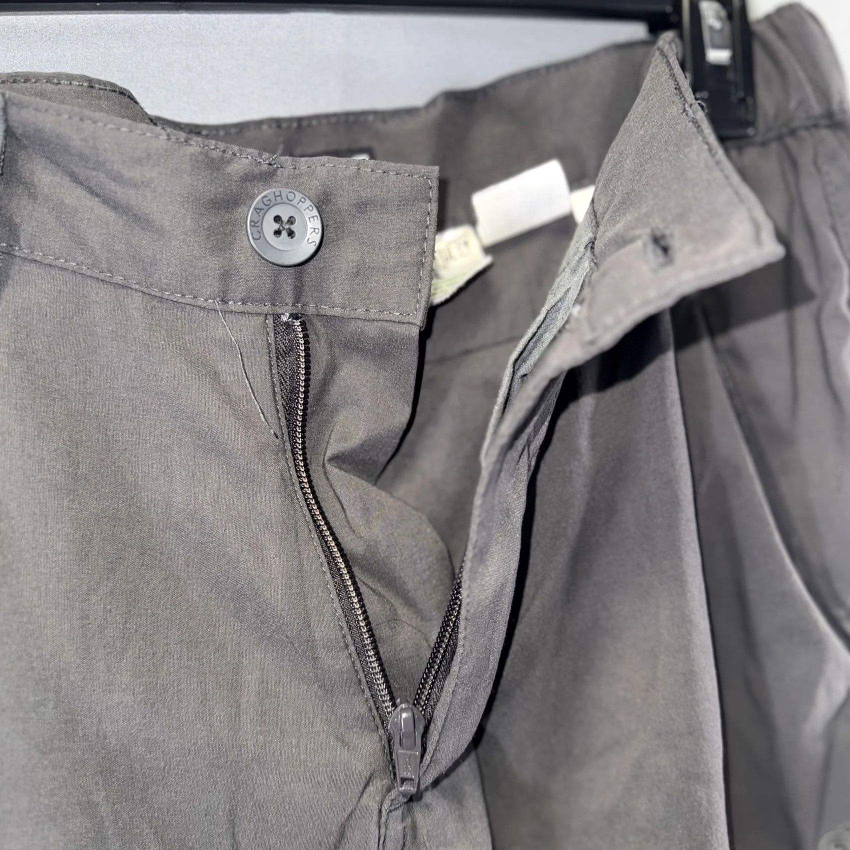 Vintage Craghoppers Pants Mens 30 Gray Hiking Zip Pocket Pockets Elastic Waist Travel Outdoor / Mindfully Made Size US 30 / EU 46 - 6 Thumbnail