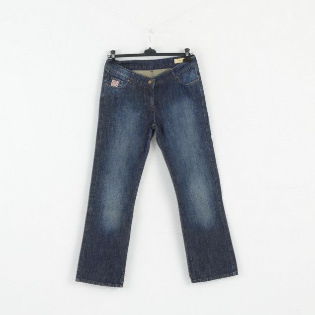 Vintage Joules Womens 14 L Jeans Trousers Navy Denim 2813 Size 32" / US 10 / IT 46 - 1 Thumbnail