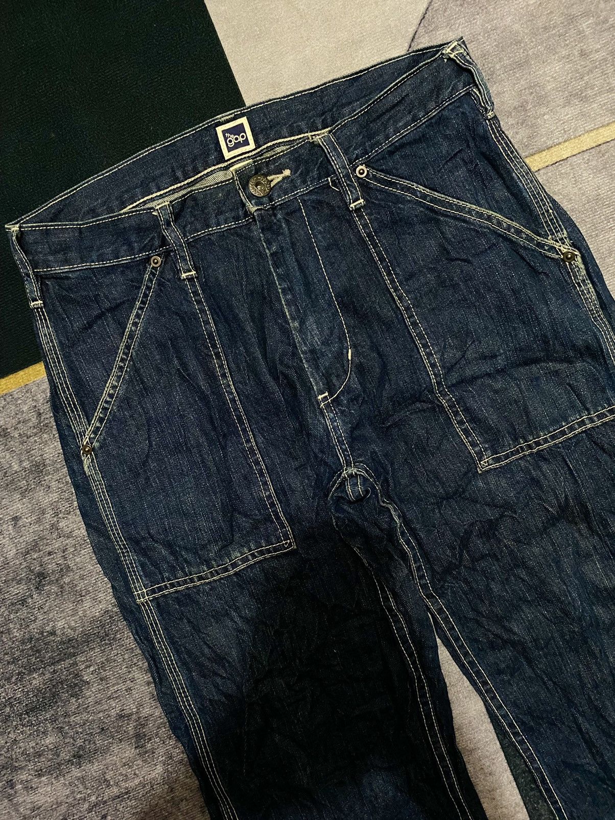 Gap × Vintage GAP CELLPO DENIM PANTS Size US 29 - 2 Thumbnail