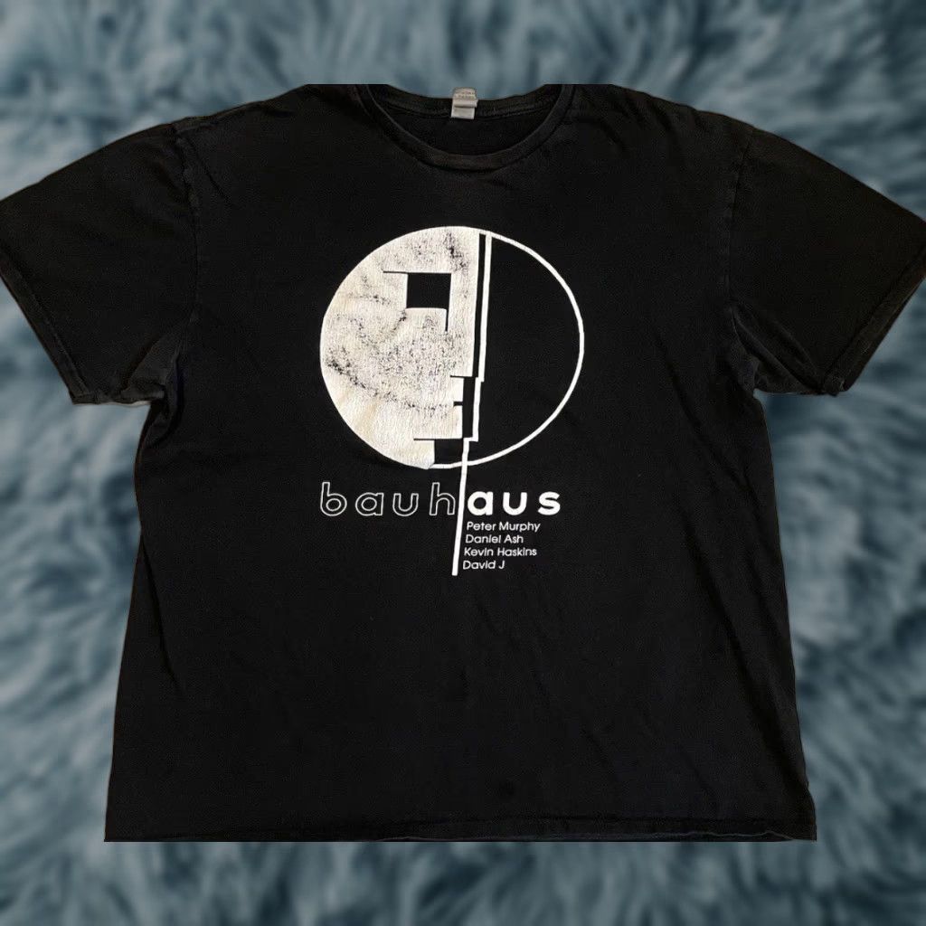 VINTAGE Bauhaus Faded 2022 Tour Shirt XL Concert New Order Depeche Mode Goth Band Y2K Shirt Men Black 100% Cotton Graphic Tee